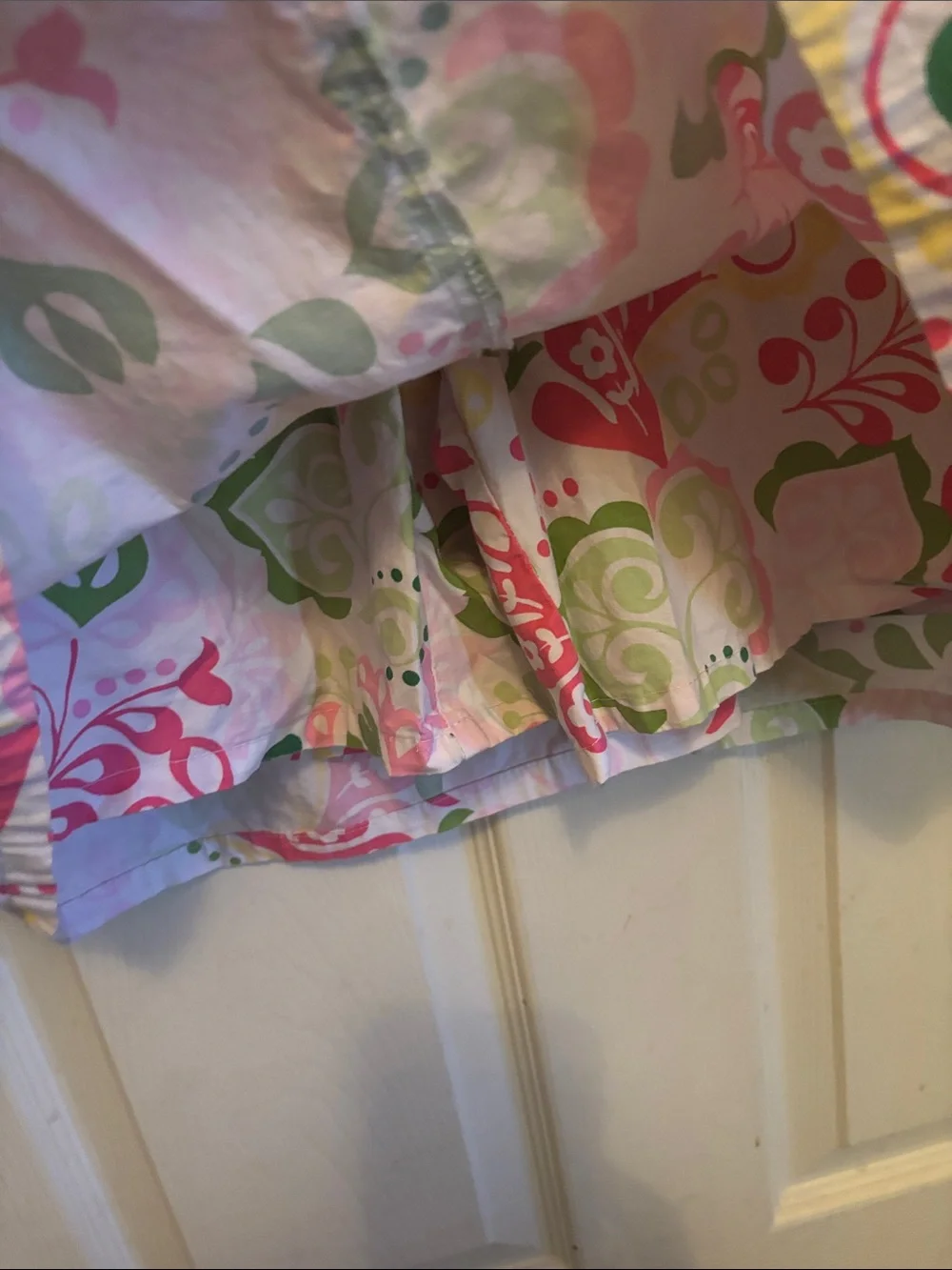 White Stag Stretch Printed A-Line Women's Skirt in Pink and Green